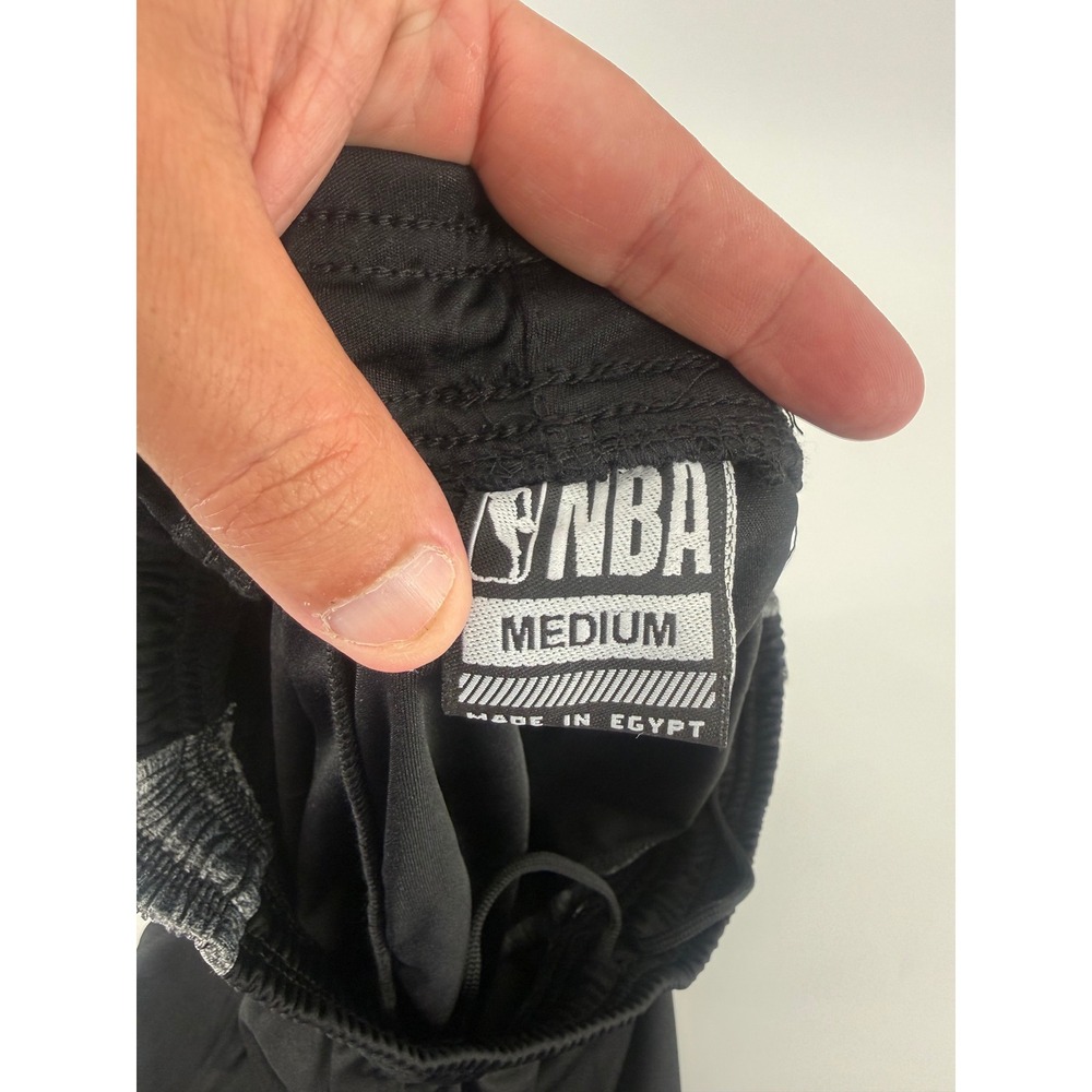 NBA Mens Basketball Training Shorts Black Grey Size Medium NWT